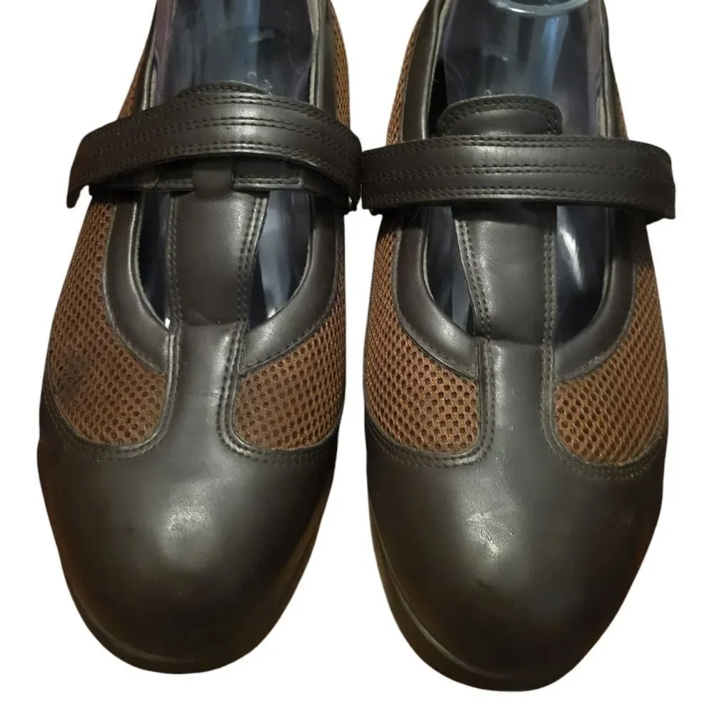 Drew Desiree - Brown Calf/Brown Nubuck Women Shoe, Size 9.5W - Picture 4 of 12